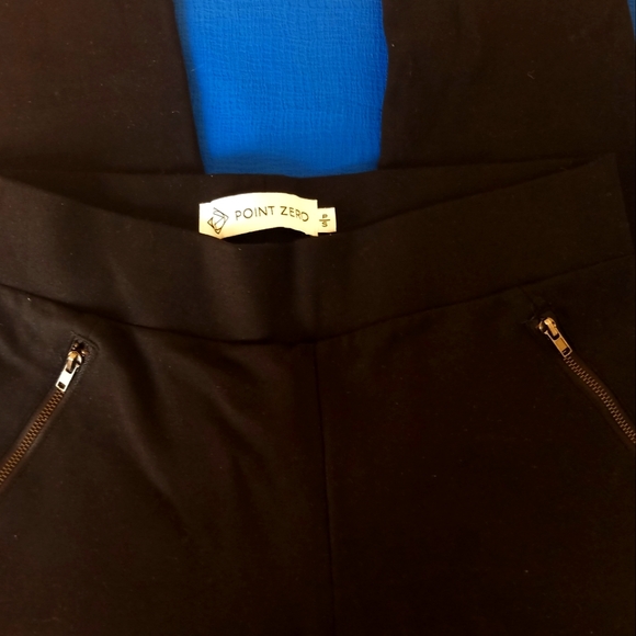 Point Zero Moto Zip Leggings, size S - Picture 6 of 7